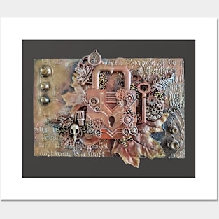 Steampunk Padlock Posters and Art